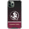 Florida State University Pattern Jersey iPhone 12 Pro Max Clear Case