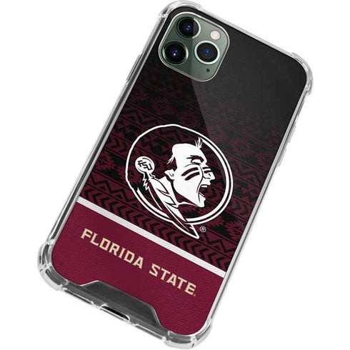 Florida State University Pattern Jersey iPhone 12 Pro Max Clear Case