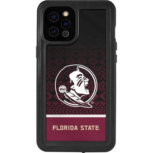 Florida State University Pattern Jersey iPhone 12 Pro Max Waterproof Case