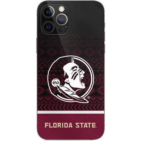 Florida State University Pattern Jersey iPhone 12 Pro Skin