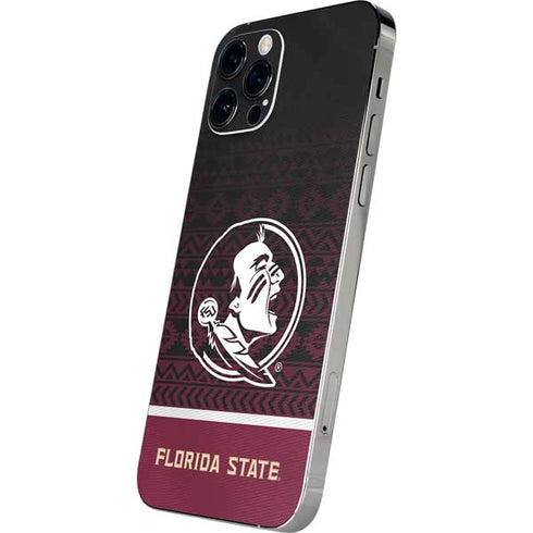 Florida State University Pattern Jersey iPhone 12 Pro Skin