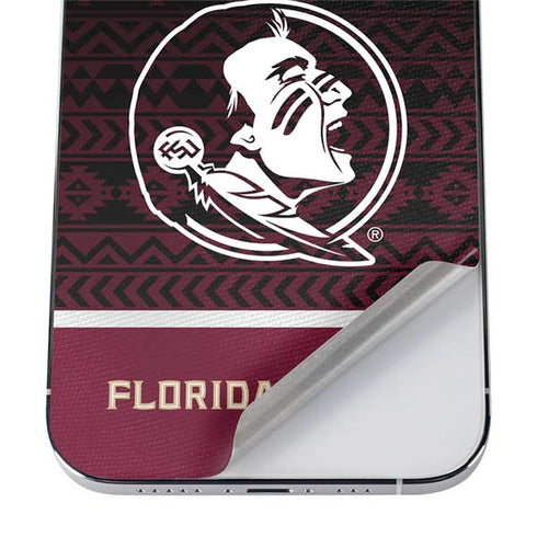 Florida State University Pattern Jersey iPhone 12 Pro Skin