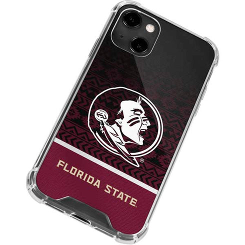 Florida State University Pattern Jersey iPhone 13 Clear Case