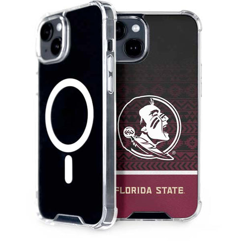 Florida State University Pattern Jersey iPhone 13 MagSafe Case