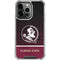 Florida State University Pattern Jersey iPhone 13 Pro Clear Case