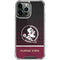 Florida State University Pattern Jersey iPhone 13 Pro Max Clear Case