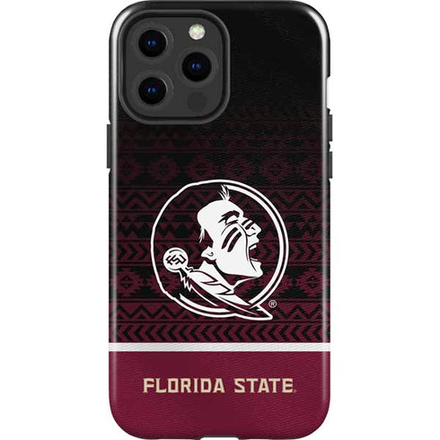 Florida State University Pattern Jersey iPhone 13 Pro Max Impact Case