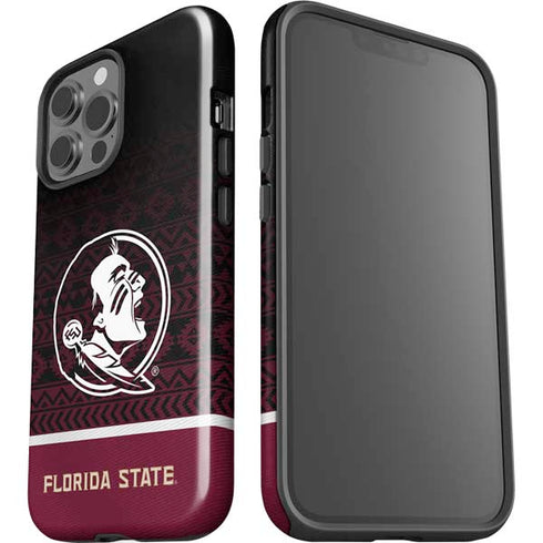Florida State University Pattern Jersey iPhone 13 Pro Max Impact Case