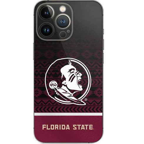 Florida State University Pattern Jersey iPhone 13 Pro Skin