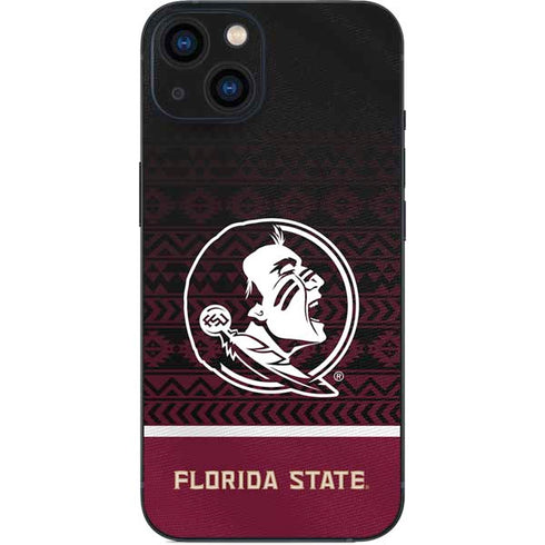 Florida State University Pattern Jersey iPhone 13 Skin