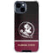Florida State University Pattern Jersey iPhone 14 Clear Case
