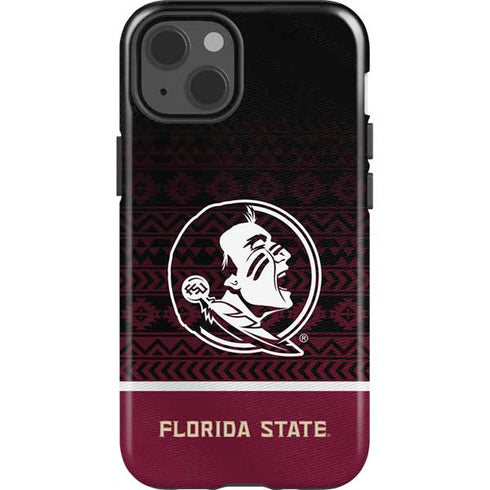 Florida State University Pattern Jersey iPhone 14 Impact Case