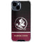 Florida State University Pattern Jersey iPhone 14 Plus Clear Case
