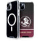 Florida State University Pattern Jersey iPhone 14 Plus MagSafe Case