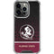 Florida State University Pattern Jersey iPhone 14 Pro Clear Case