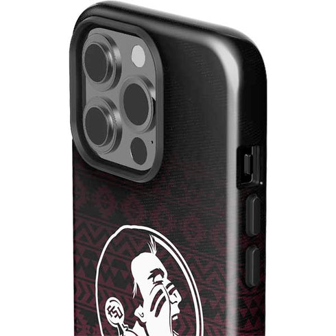 Florida State University Pattern Jersey iPhone 14 Pro Impact Case