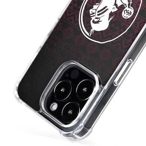 Florida State University Pattern Jersey iPhone 14 Pro MagSafe Case
