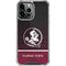 Florida State University Pattern Jersey iPhone 14 Pro Max Clear Case