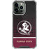 Florida State University Pattern Jersey iPhone 14 Pro Max Clear Case
