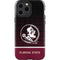Florida State University Pattern Jersey iPhone 14 Pro Max Impact Case