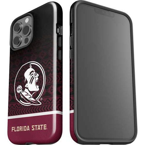 Florida State University Pattern Jersey iPhone 14 Pro Max Impact Case