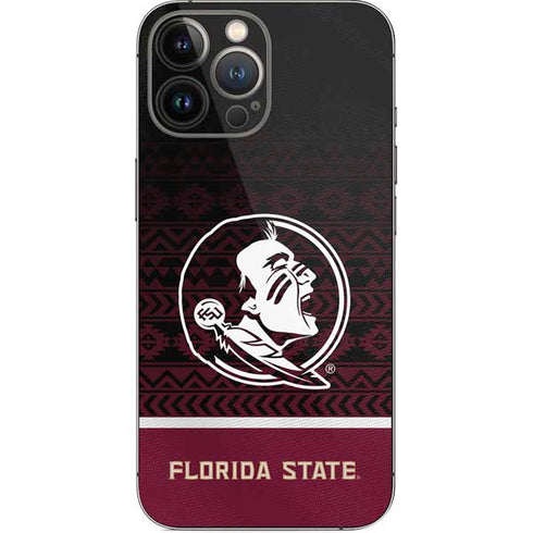 Florida State University Pattern Jersey iPhone 14 Pro Max Skin