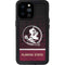 Florida State University Pattern Jersey iPhone 14 Pro Max Waterproof Case