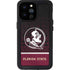 Florida State University Pattern Jersey iPhone 14 Pro Max Waterproof Case