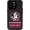 Florida State University Pattern Jersey iPhone 14 Pro Waterproof Case