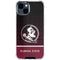 Florida State University Pattern Jersey iPhone 15 Clear Case