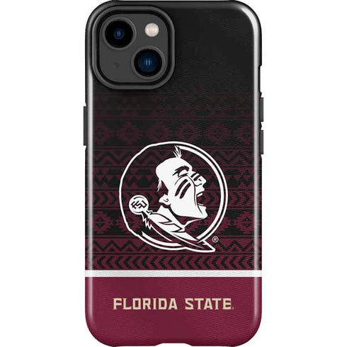 Florida State University Pattern Jersey iPhone 15 Impact Case