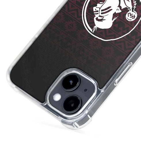 Florida State University Pattern Jersey iPhone 15 MagSafe Case