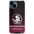 Florida State University Pattern Jersey iPhone 15 Plus Clear Case
