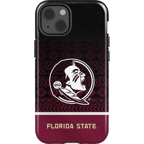 Florida State University Pattern Jersey iPhone 15 Plus Impact Case