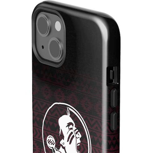 Florida State University Pattern Jersey iPhone 15 Plus Impact Case