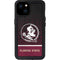 Florida State University Pattern Jersey iPhone 15 Plus Waterproof Case