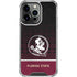 Florida State University Pattern Jersey iPhone 15 Pro Clear Case
