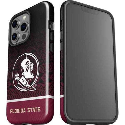 Florida State University Pattern Jersey iPhone 15 Pro Impact Case
