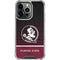 Florida State University Pattern Jersey iPhone 15 Pro Max Clear Case