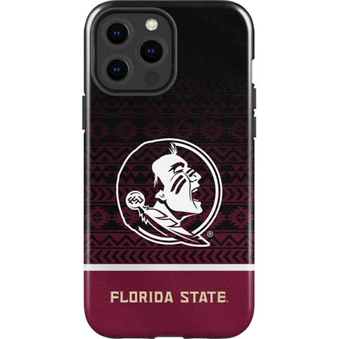 Florida State University Pattern Jersey iPhone 15 Pro Max Impact Case