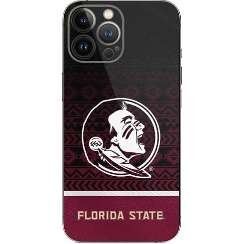 Florida State University Pattern Jersey iPhone 15 Pro Max Skin