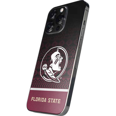 Florida State University Pattern Jersey iPhone 15 Pro Max Skin