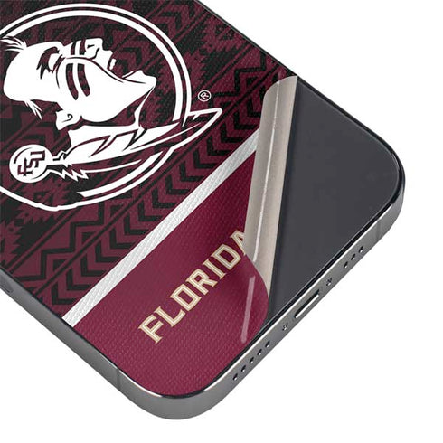 Florida State University Pattern Jersey iPhone 15 Pro Max Skin