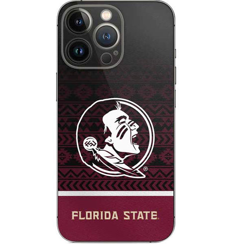 Florida State University Pattern Jersey iPhone 15 Pro Skin