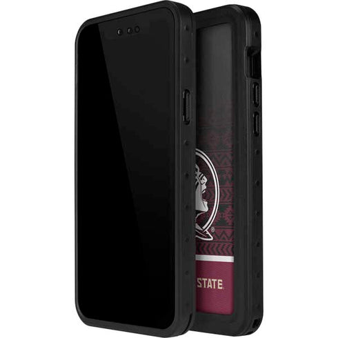 Florida State University Pattern Jersey iPhone 15 Waterproof Case