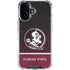 Florida State University Pattern Jersey iPhone 16 Clear Case