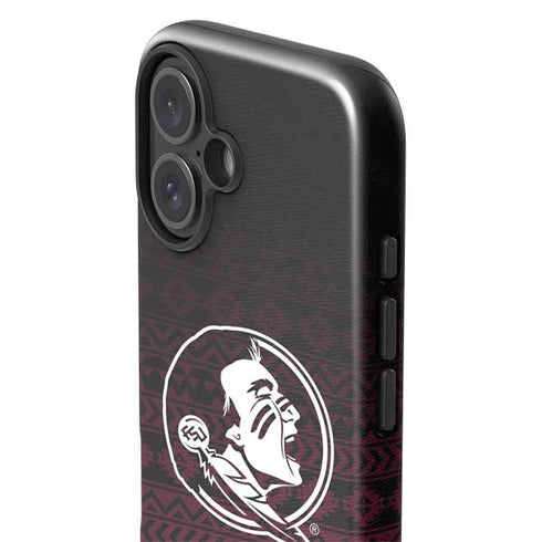 Florida State University Pattern Jersey iPhone 16 Impact Case