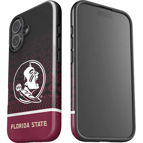 Florida State University Pattern Jersey iPhone 16 Impact Case