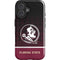 Florida State University Pattern Jersey iPhone 16 Plus Impact Case