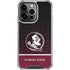 Florida State University Pattern Jersey iPhone 16 Pro Clear Case